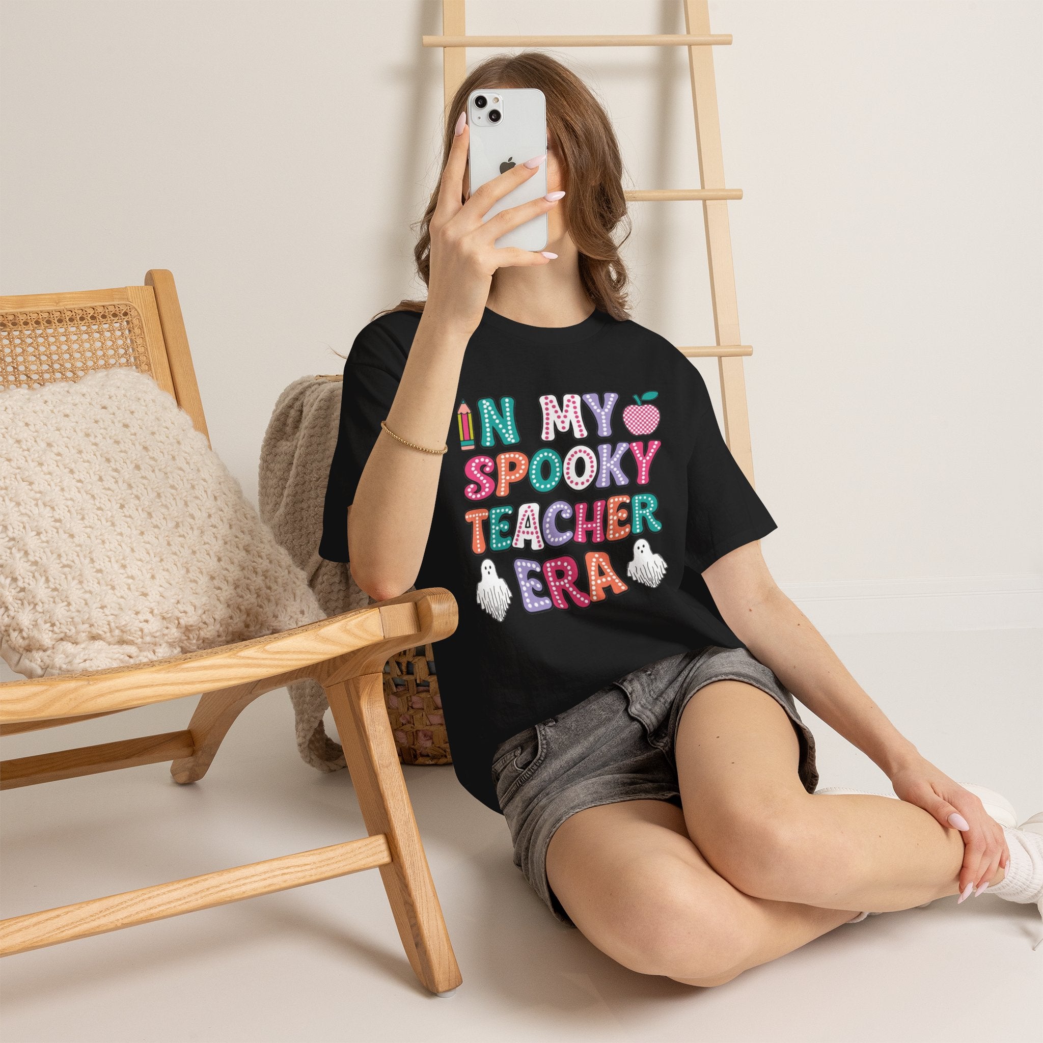 Spooky Teacher Era T-Shirt — Cute Halloween Teacher Tee ("In My Spooky Teacher Era")