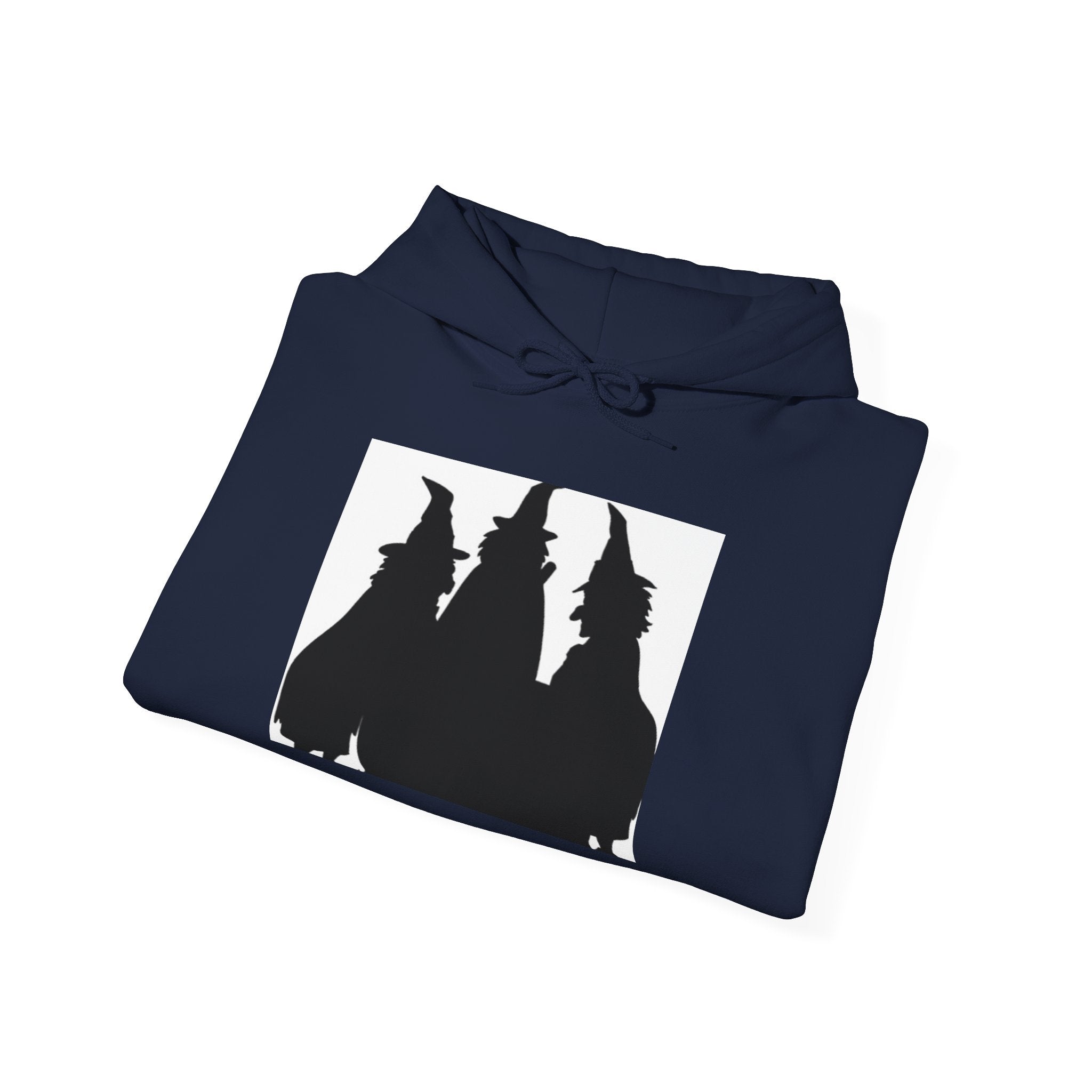 Witch Silhouette Hoodie — Three Witches Graphic Hooded Sweatshirt