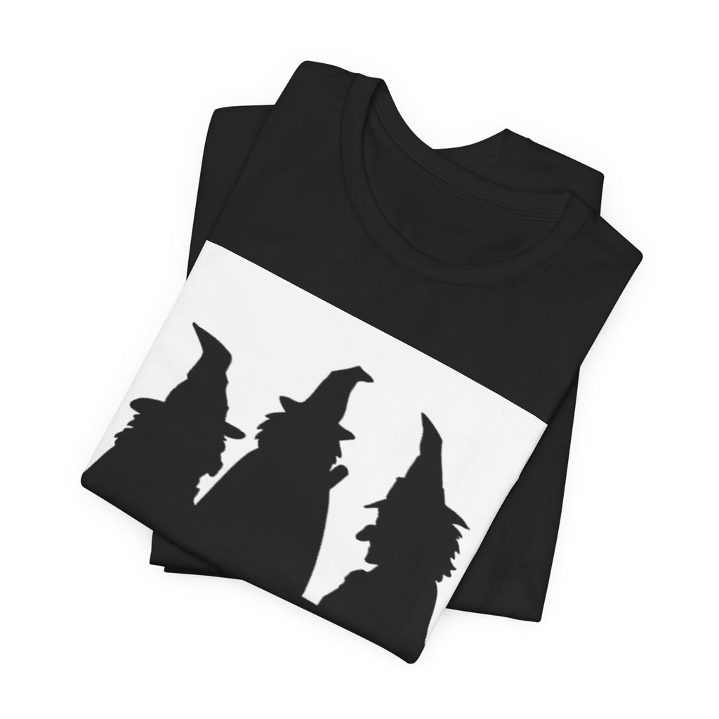 Witches Silhouette Tee — Halloween Witch Trio Graphic T-Shirt