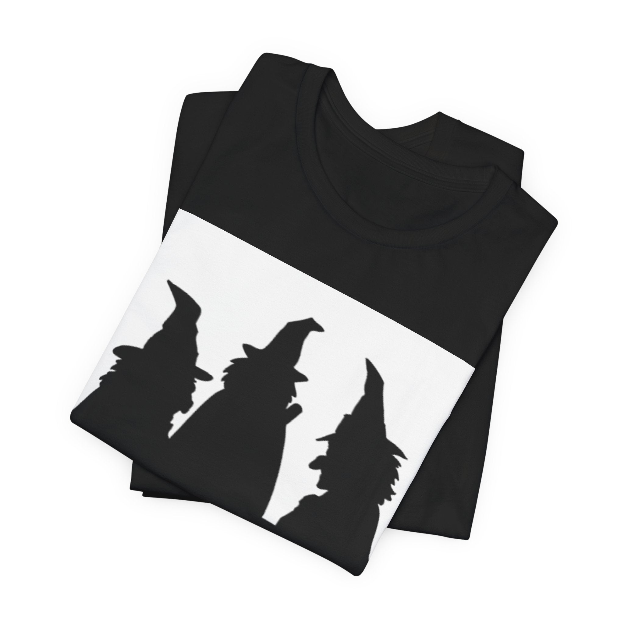 Witches Silhouette Tee — Halloween Witch Trio Graphic T-Shirt