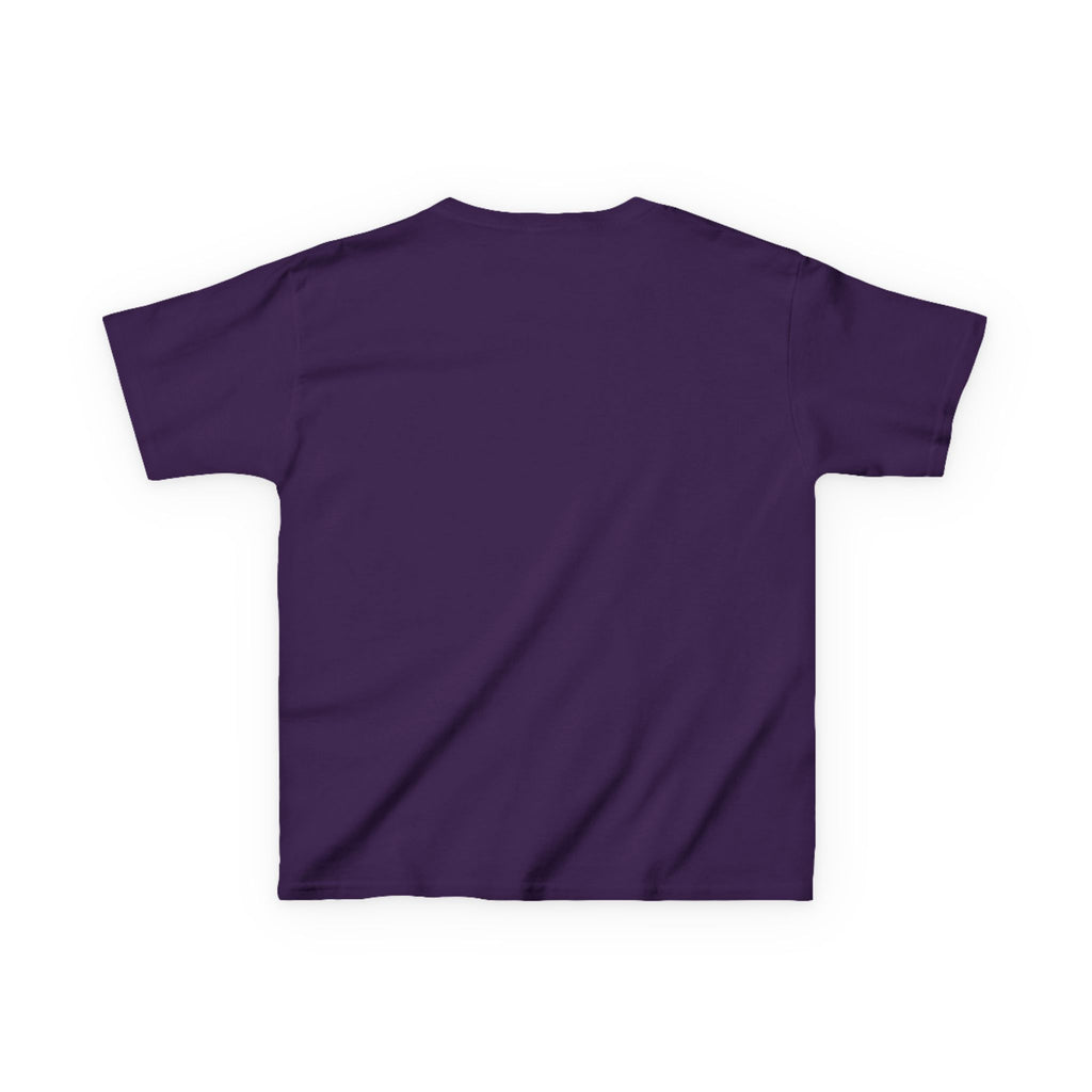 Kids Cheerleader T‑Shirt — "Cheer Squad" Gold Retro Pom Design