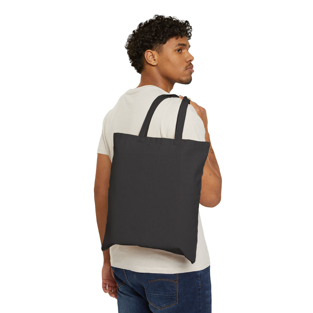 Witch Trio Silhouette Cotton Tote Bag — Halloween Witchy Canvas Shopper