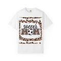 Soccer Mom Leopard Print T-Shirt – Soccer Ball Graphic Tee for Proud Moms