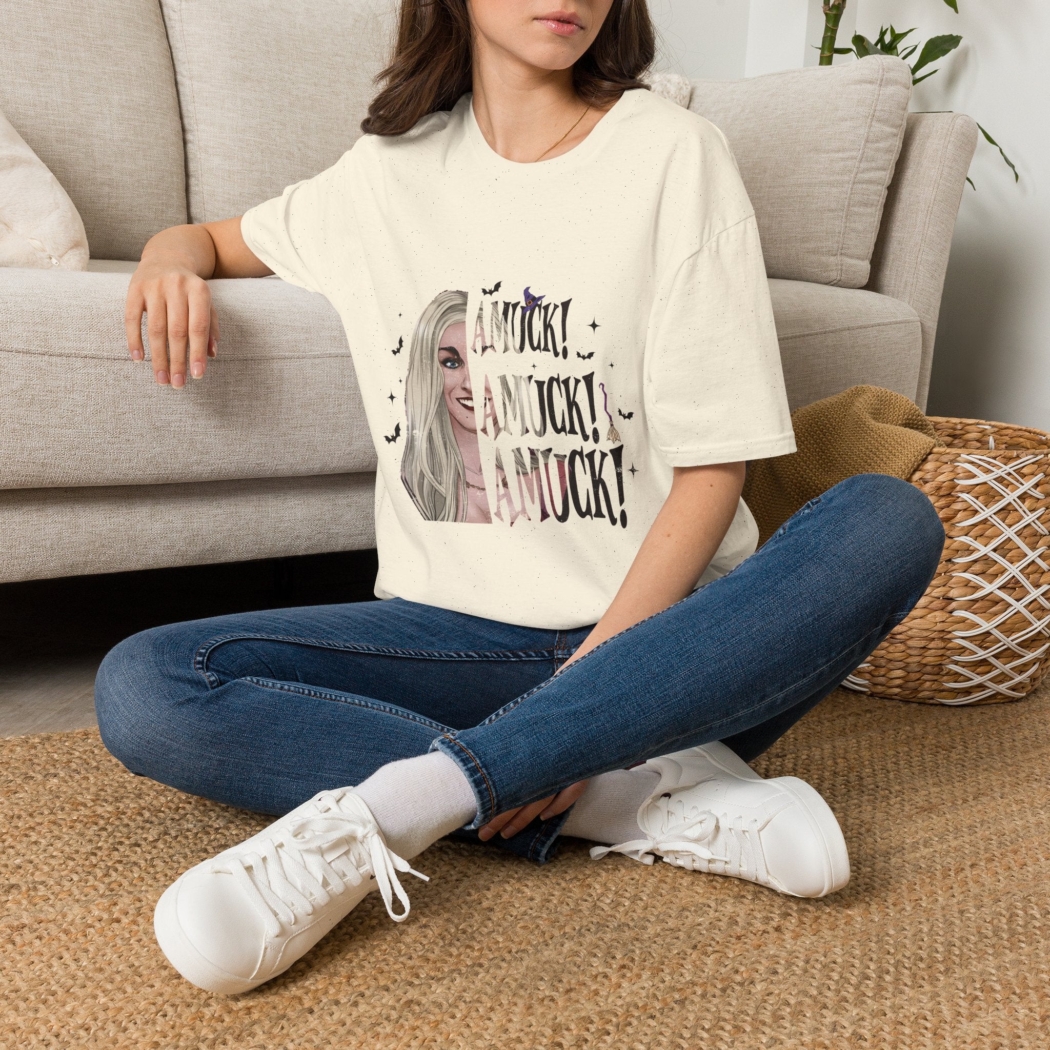 Amuck! Amuck! Amuck! Halloween T-Shirt- Sarah Sanderson