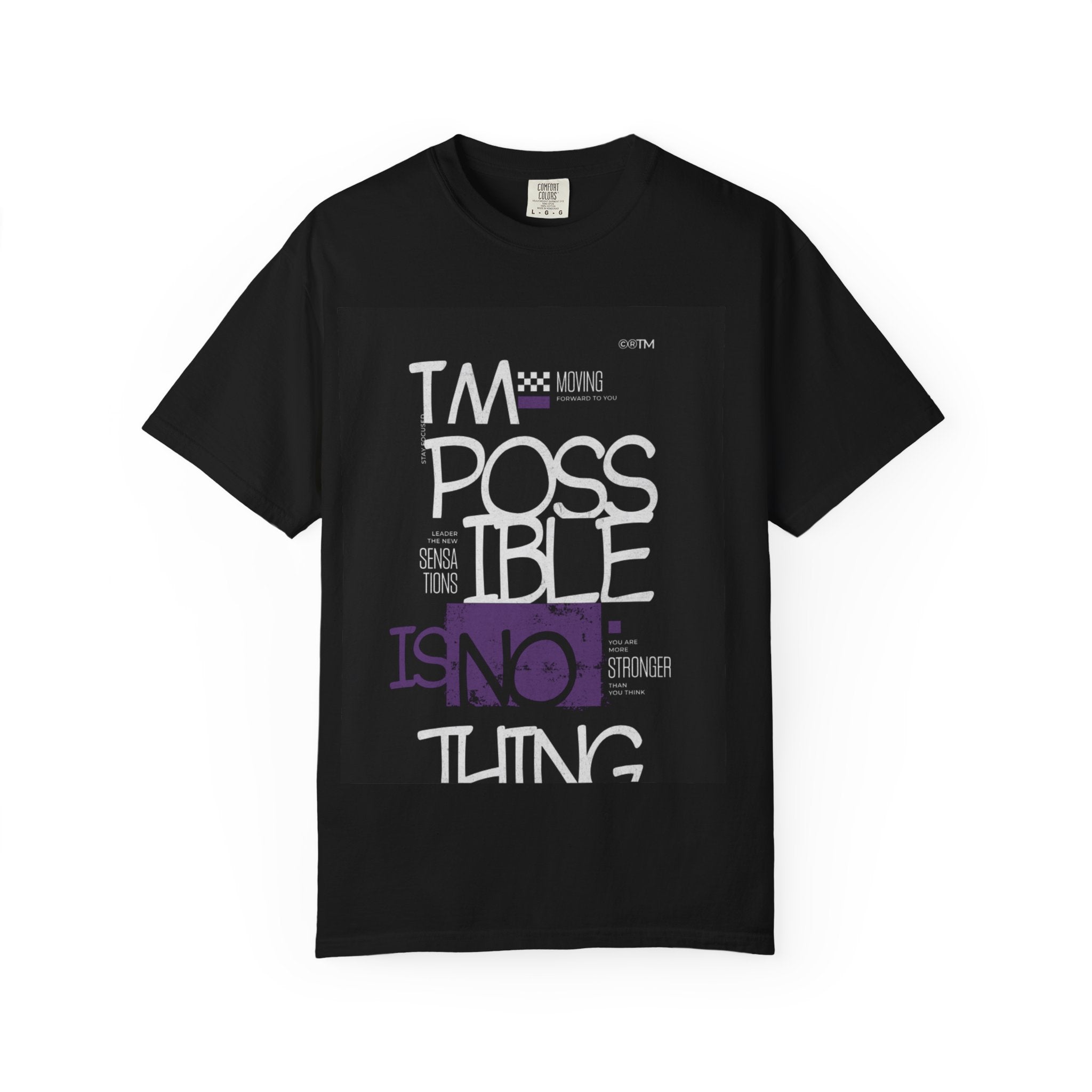 Impossible Is Nothing T-Shirt — Motivational Typography Tee