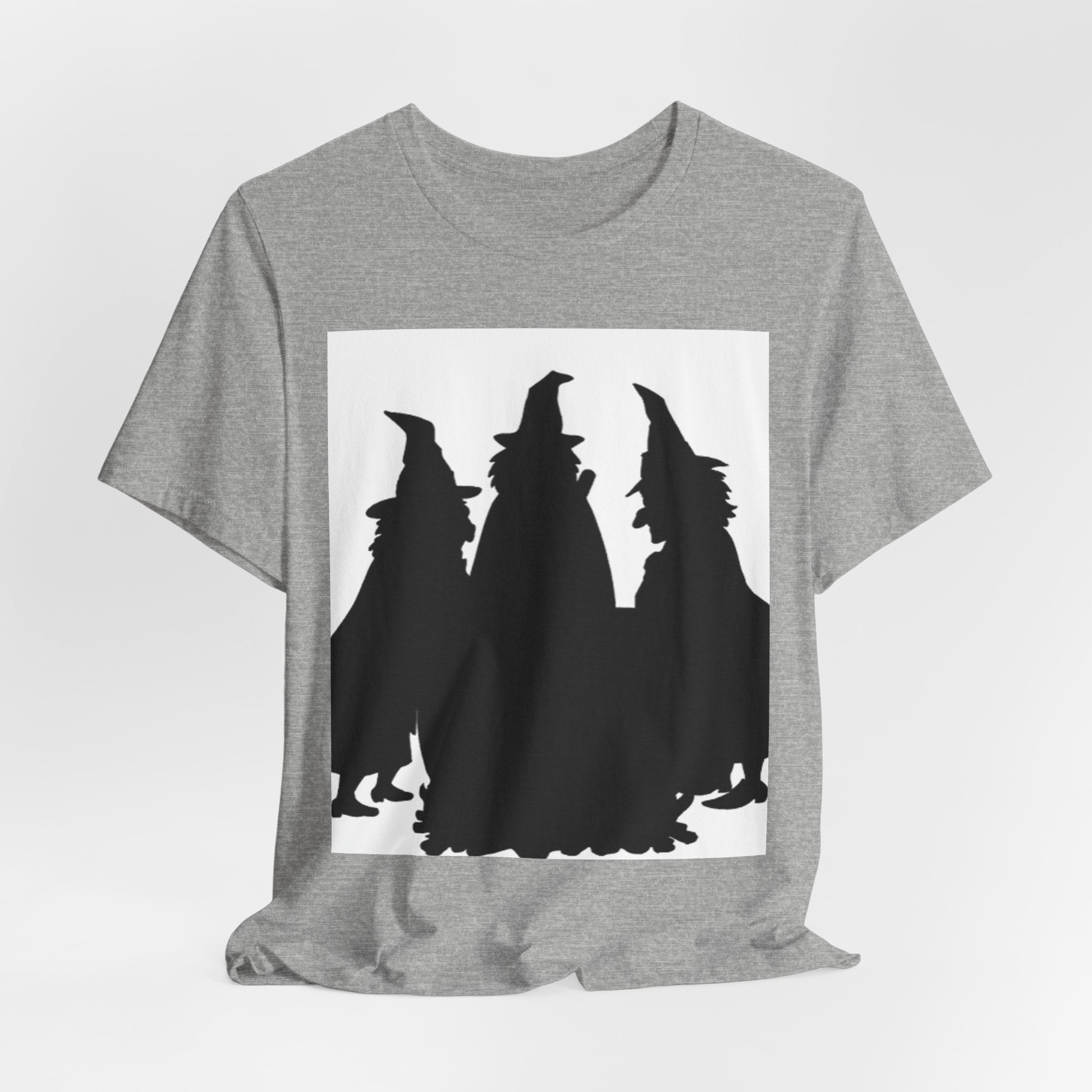 Witches Silhouette Tee — Halloween Witch Trio Graphic T-Shirt