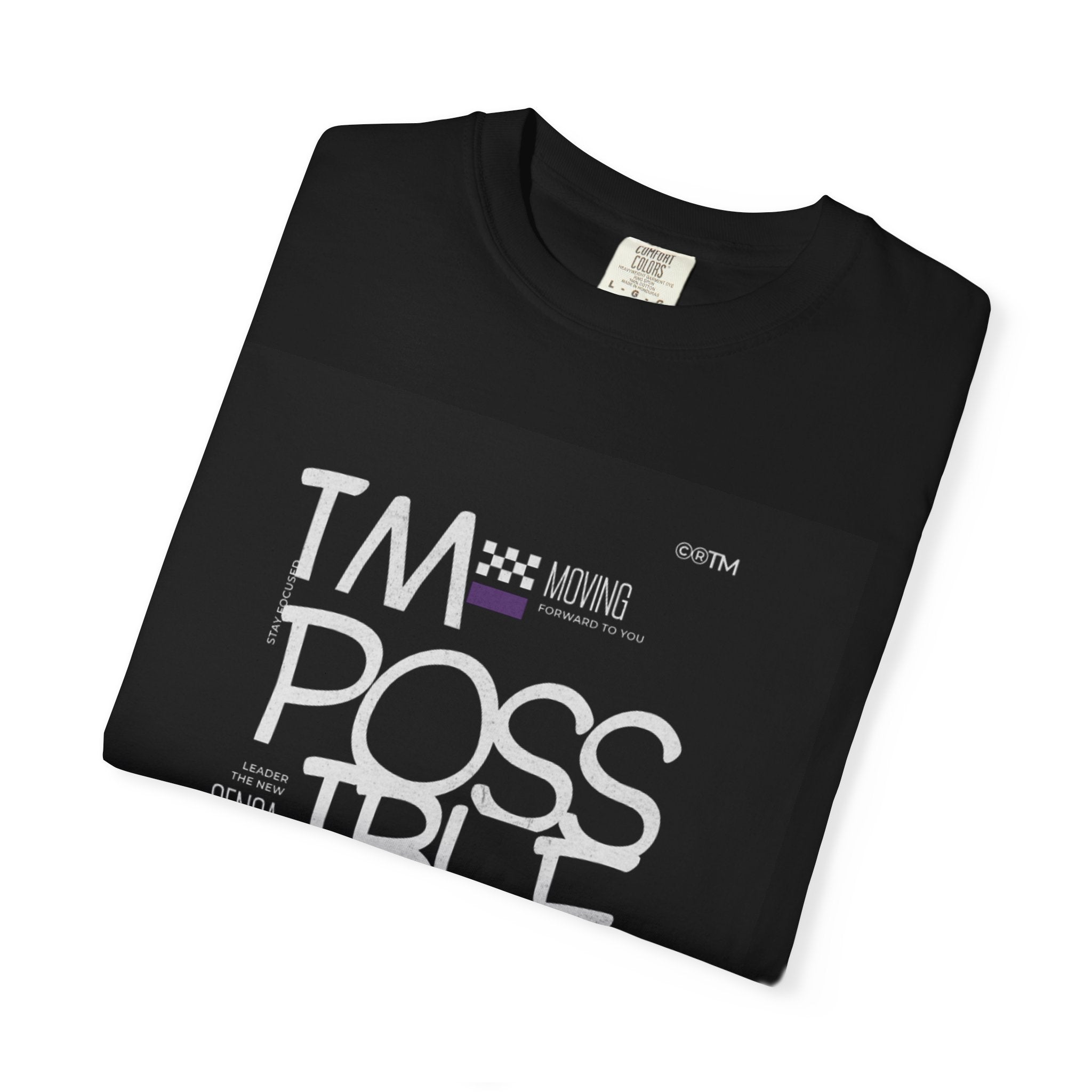 Impossible Is Nothing T-Shirt — Motivational Typography Tee