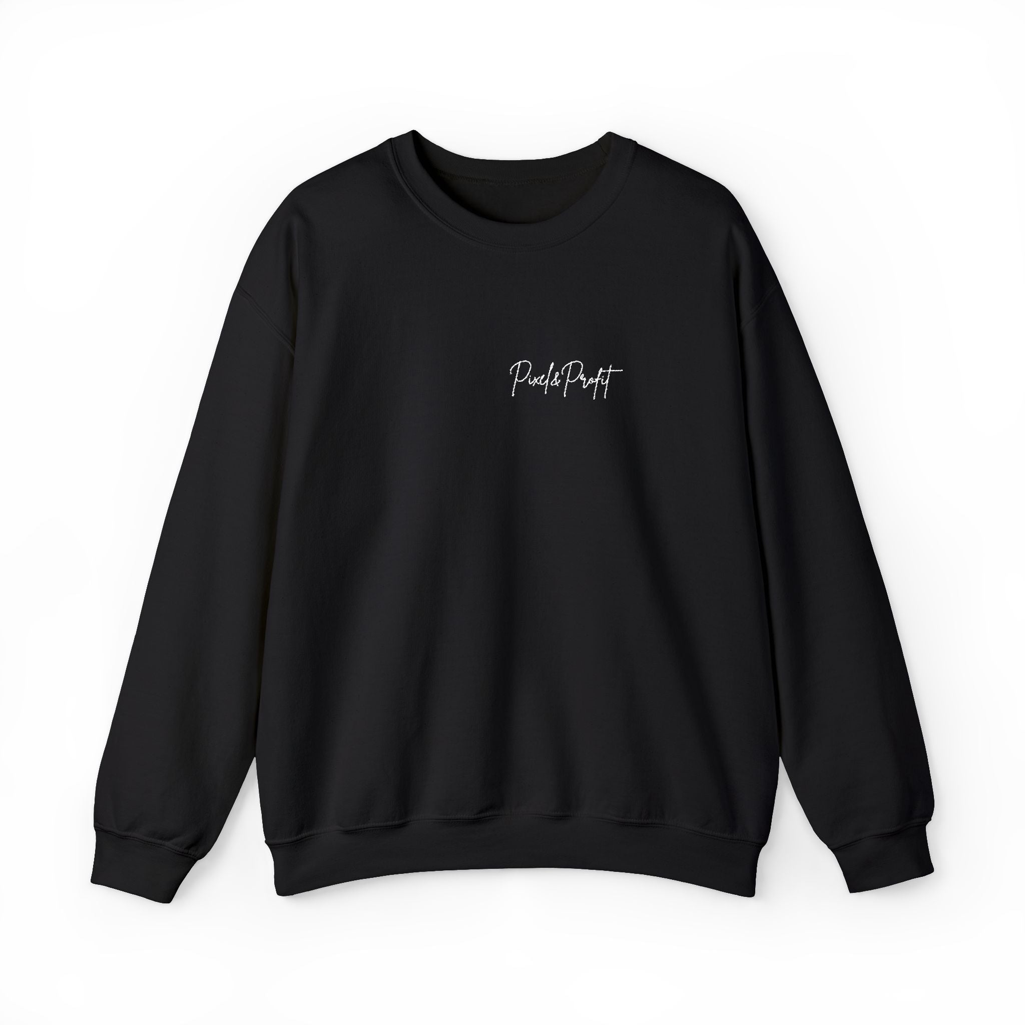 Minimal 'Black Art' Script Crewneck Sweatshirt