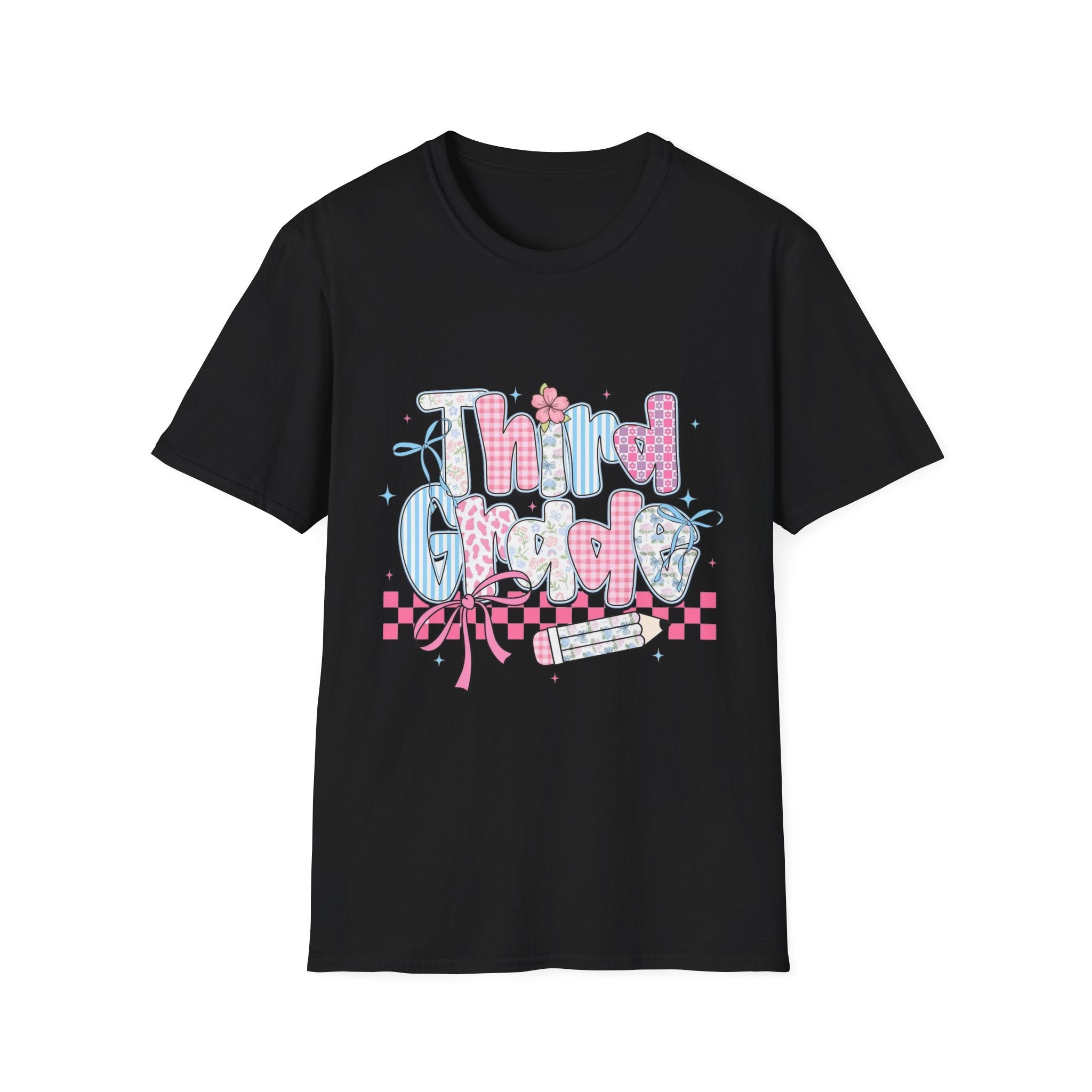 Third Grade T-Shirt — Cute Pastel School Shirt for Teachers & Students