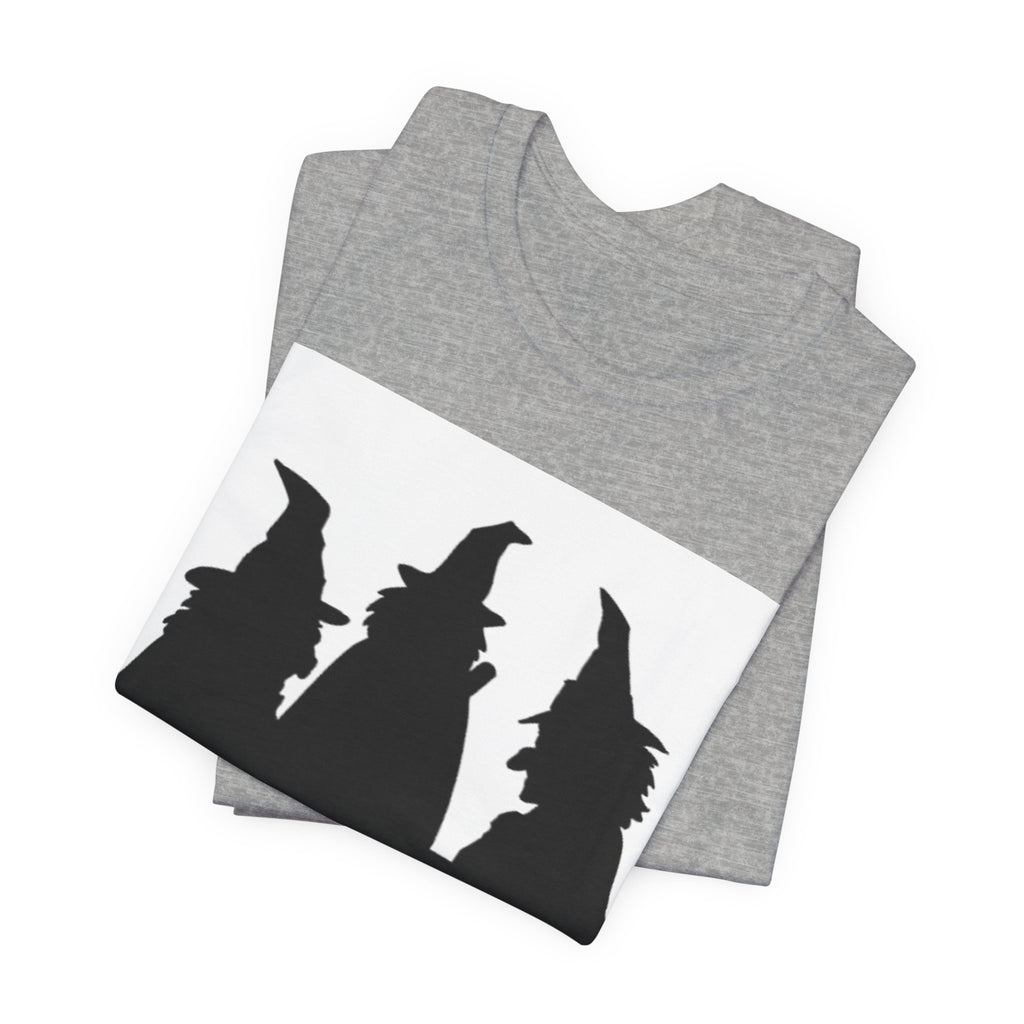 Witches Silhouette Tee — Halloween Witch Trio Graphic T-Shirt