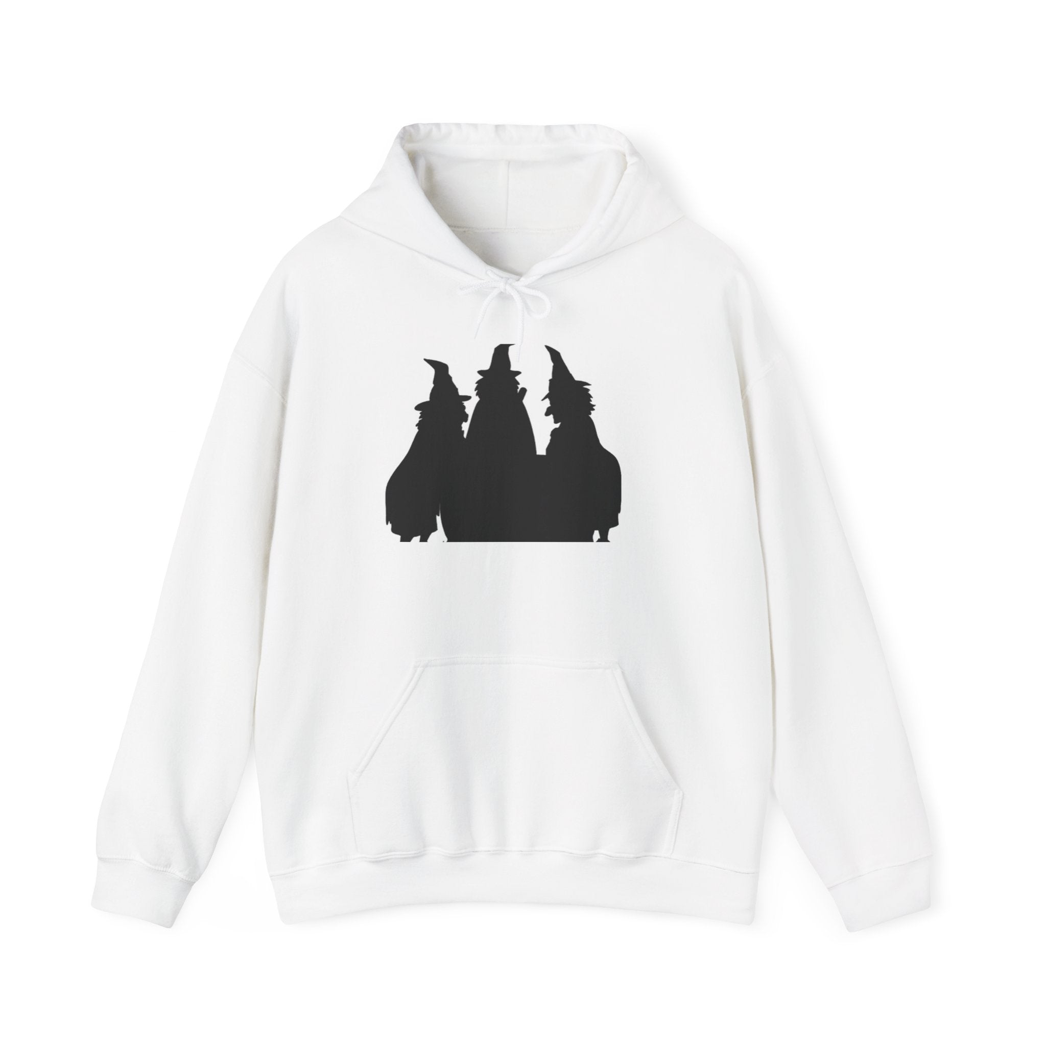 Witch Silhouette Hoodie — Three Witches Graphic Hooded Sweatshirt