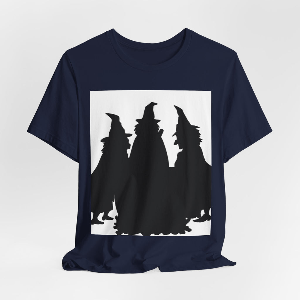 Witches Silhouette Tee — Halloween Witch Trio Graphic T-Shirt