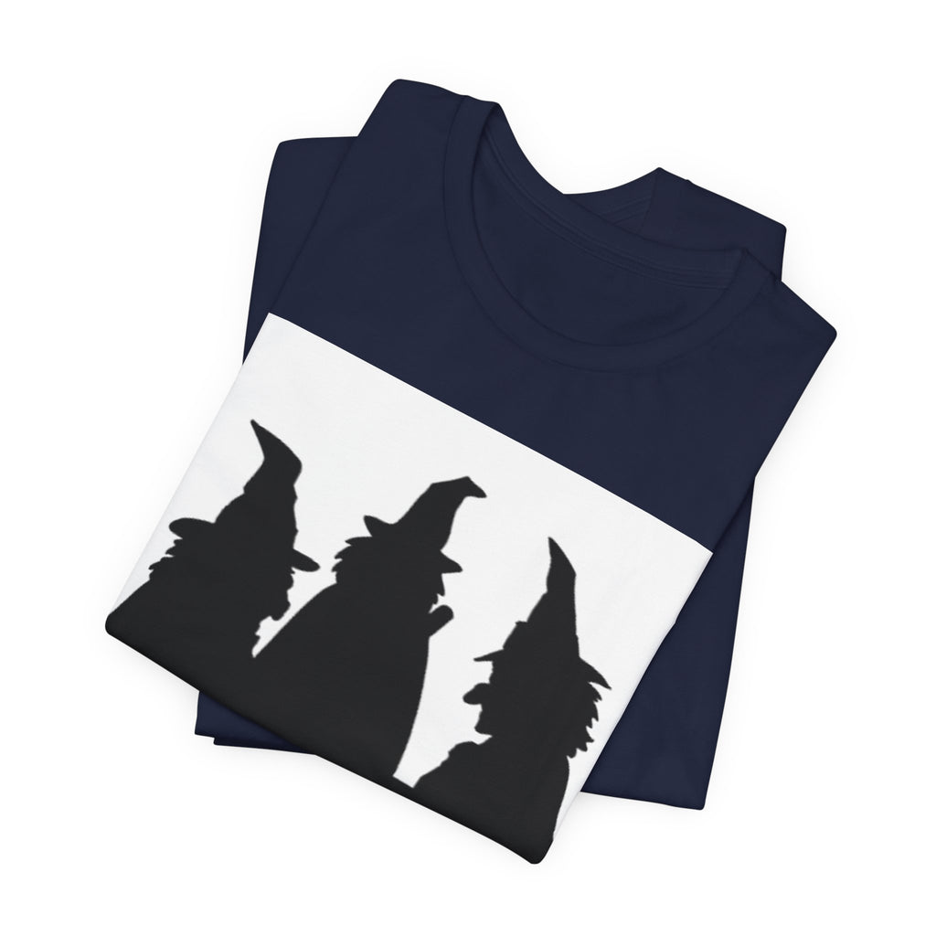 Witches Silhouette Tee — Halloween Witch Trio Graphic T-Shirt