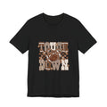 TouCh Down Bulldog Tee – Vintage Checkerboard Graphic T-Shirt