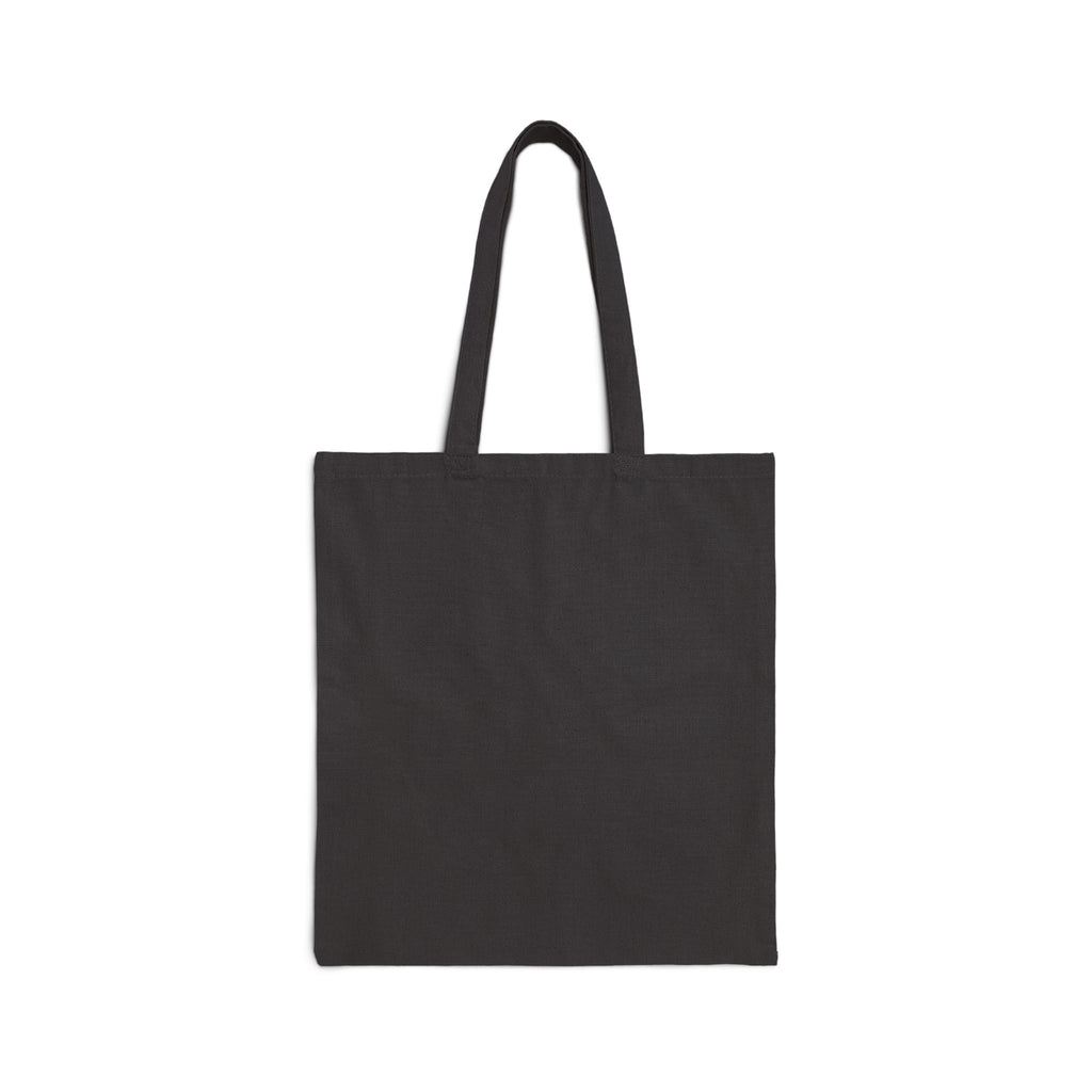 Witch Trio Silhouette Cotton Tote Bag — Halloween Witchy Canvas Shopper
