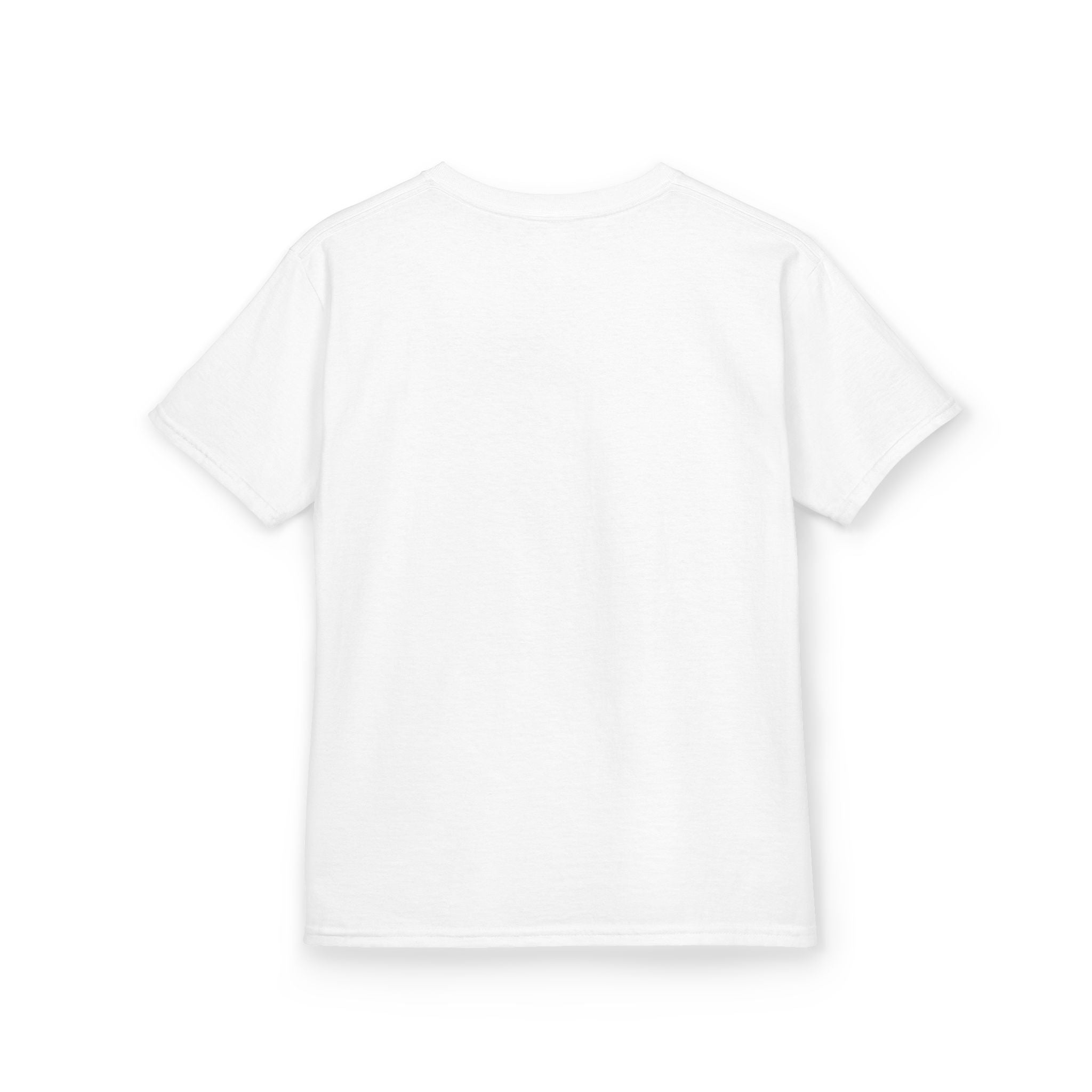 Kids Cheerleader T‑Shirt — "Cheer Squad" Gold Retro Pom Design