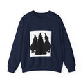 Witch Silhouette Crewneck Sweatshirt – Spooky Trio Halloween Pullover