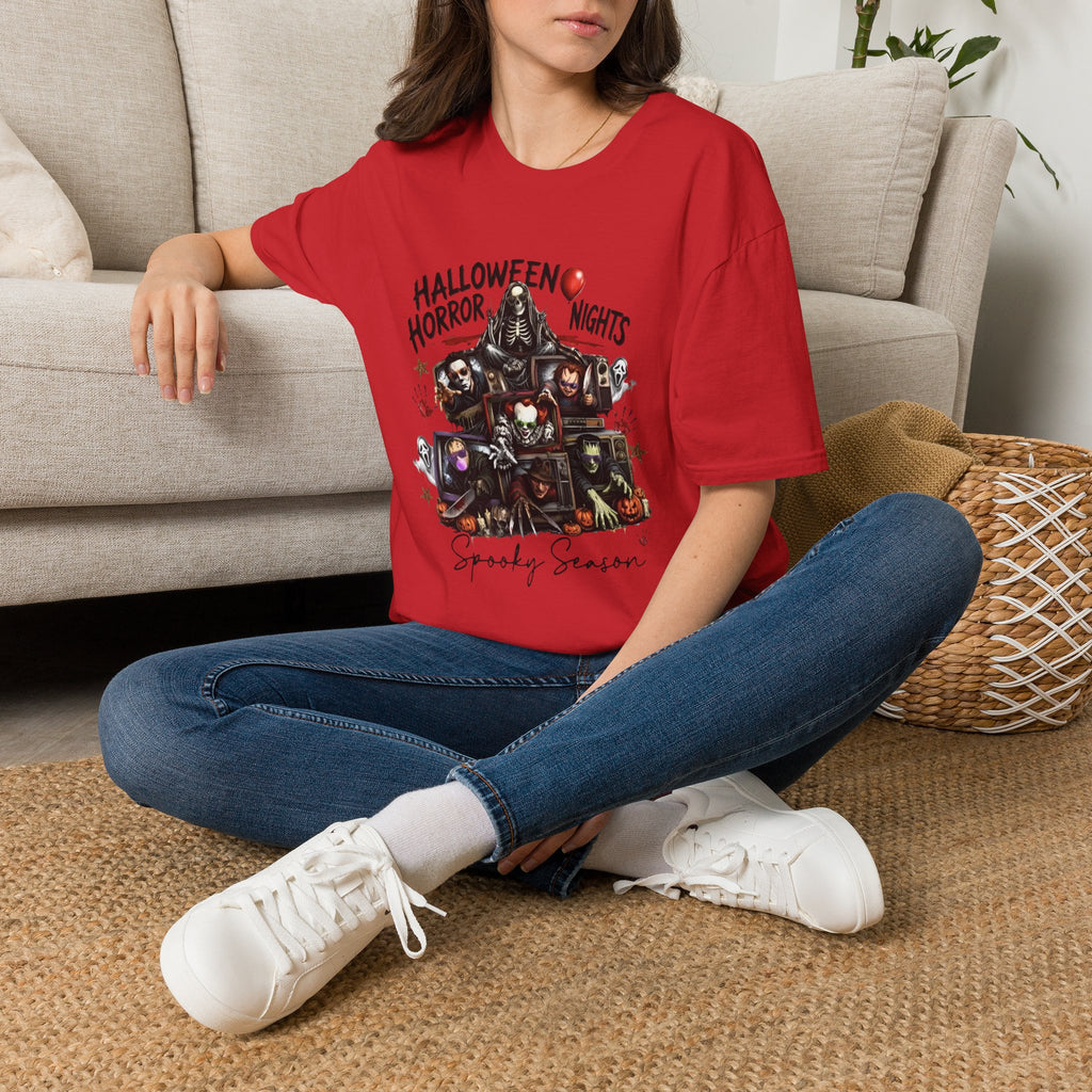 Halloween Horror Nights T-Shirt — Spooky Season Horror Movie Characters Tee