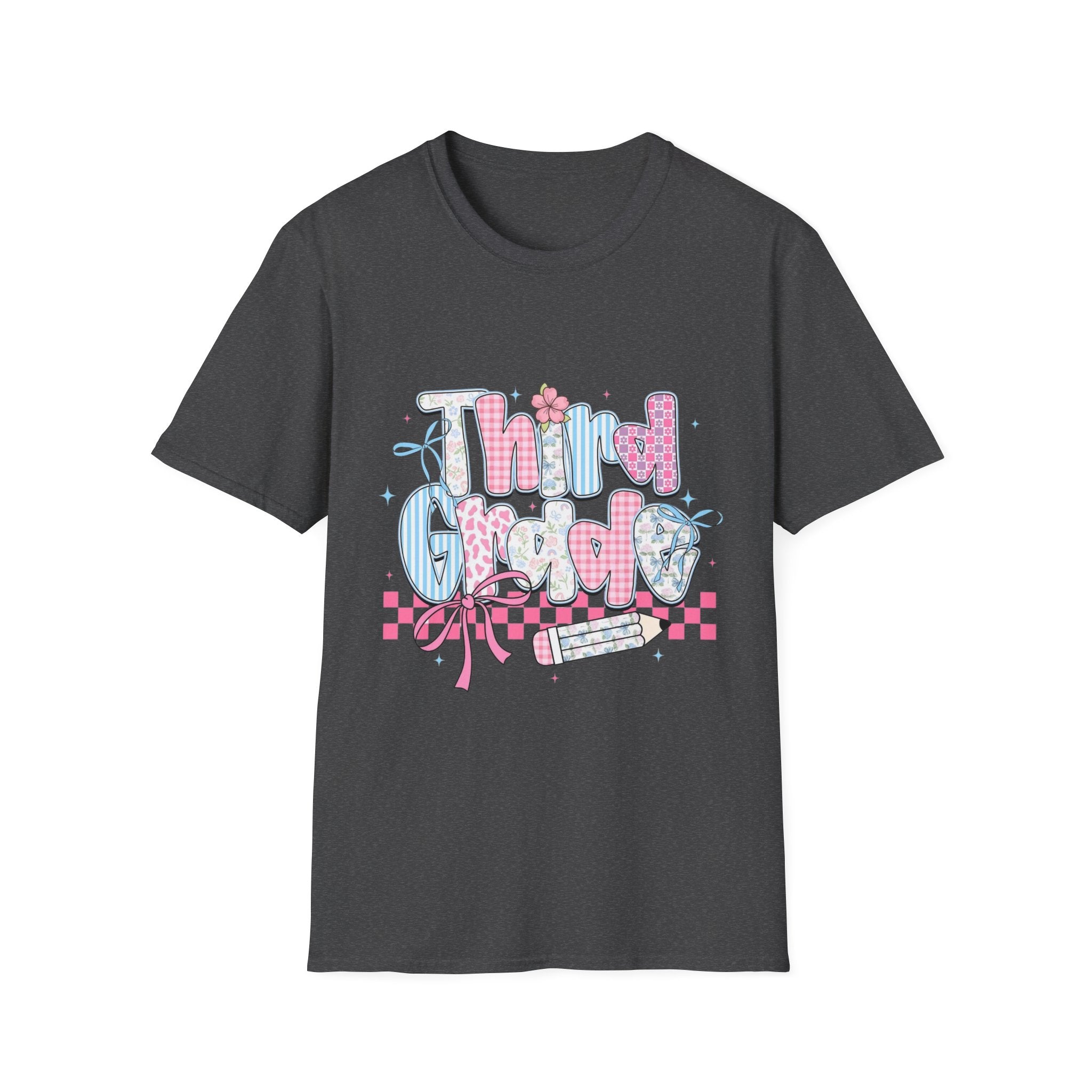 Third Grade T-Shirt — Cute Pastel School Shirt for Teachers & Students