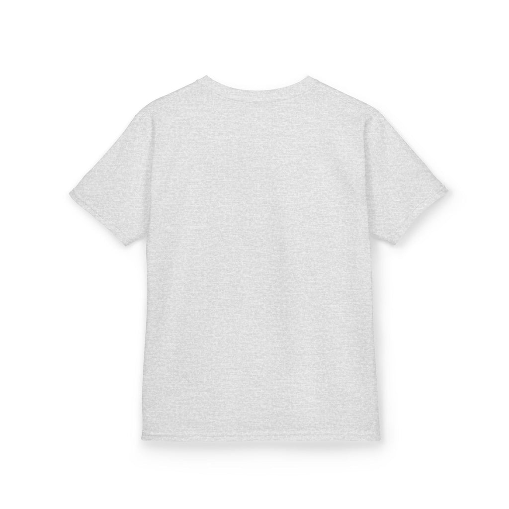 Kids Cheerleader T‑Shirt — "Cheer Squad" Gold Retro Pom Design