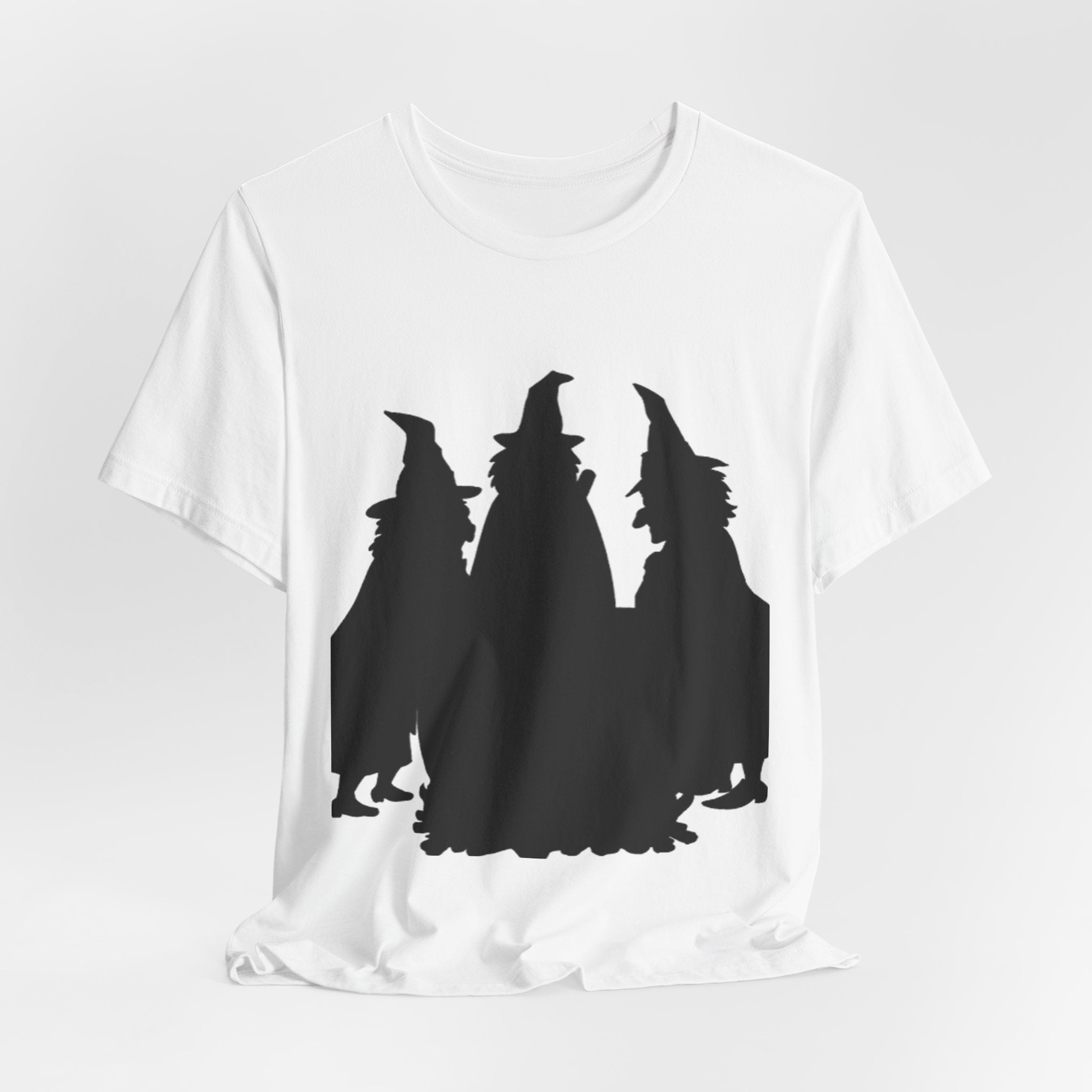 Witches Silhouette Tee — Halloween Witch Trio Graphic T-Shirt