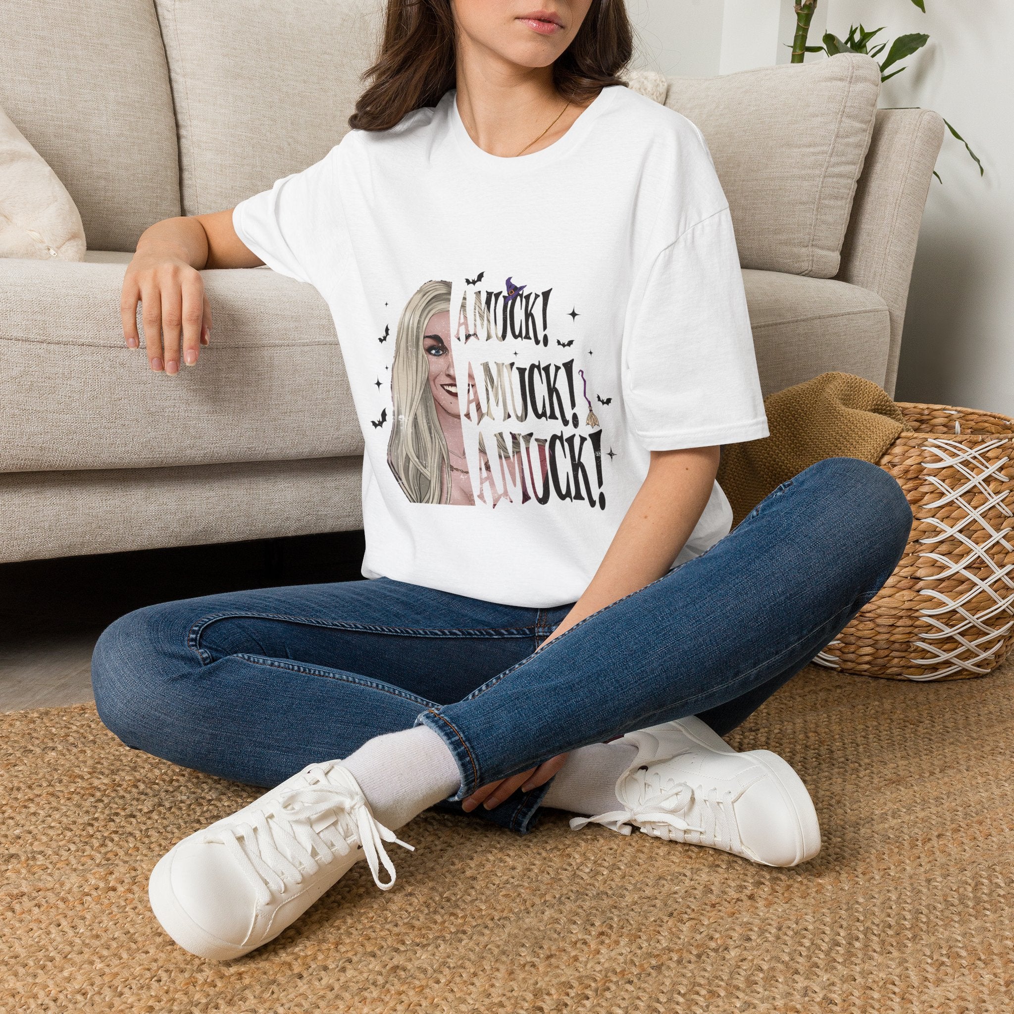 Amuck! Amuck! Amuck! Halloween T-Shirt- Sarah Sanderson