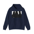 Silhouette Trio Hoodie — Mystery Detective Shadow Graphic Hooded Sweatshirt