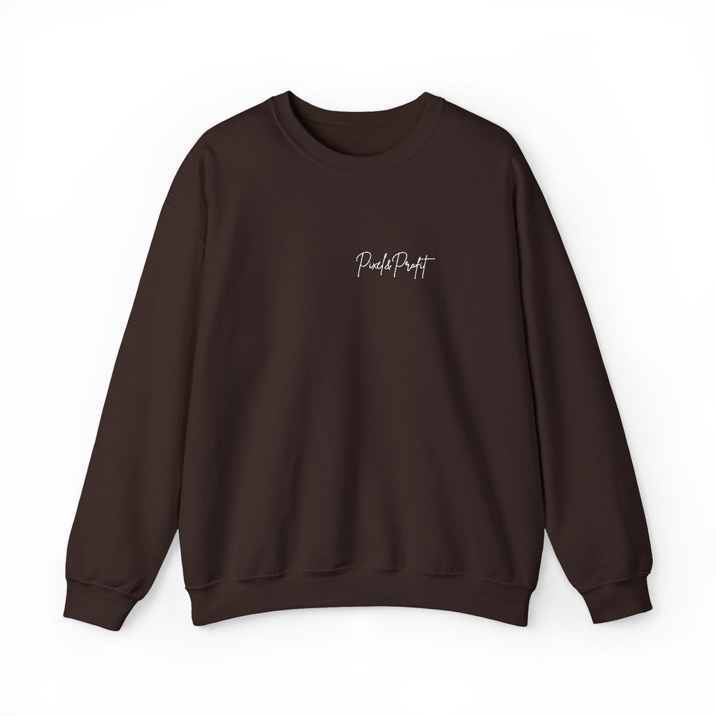 Minimal 'Black Art' Script Crewneck Sweatshirt