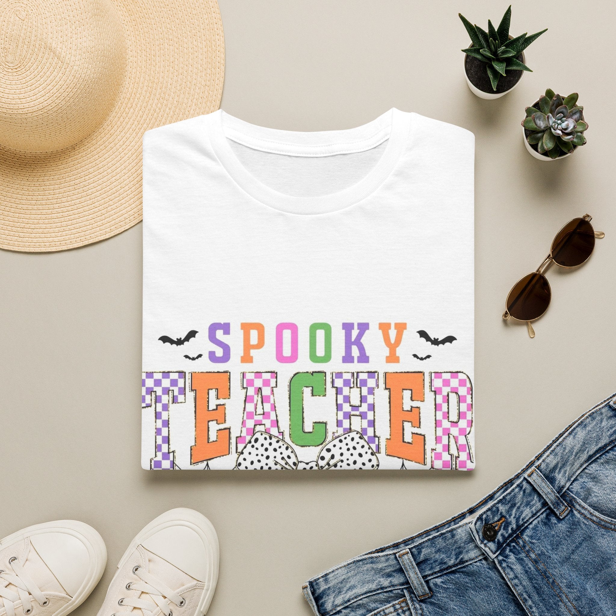 Spooky Teacher T-Shirt — Halloween Teacher Graphic Tee