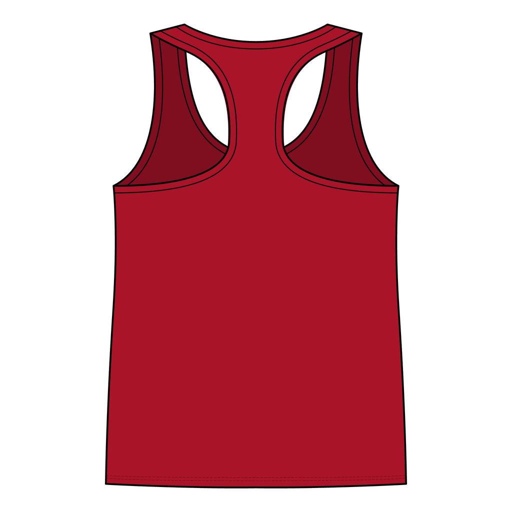 Peace Love Football Leopard Print Racerback Tank
