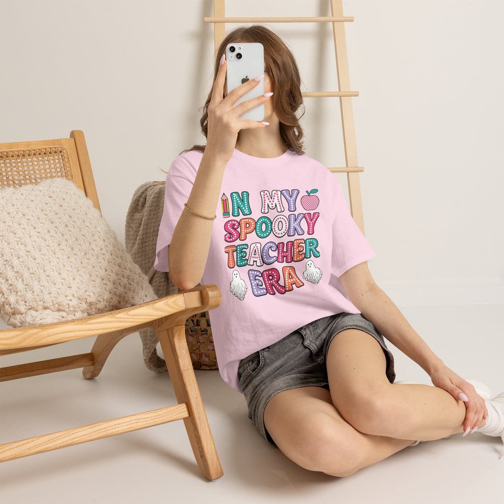 Spooky Teacher Era T-Shirt — Cute Halloween Teacher Tee ("In My Spooky Teacher Era")