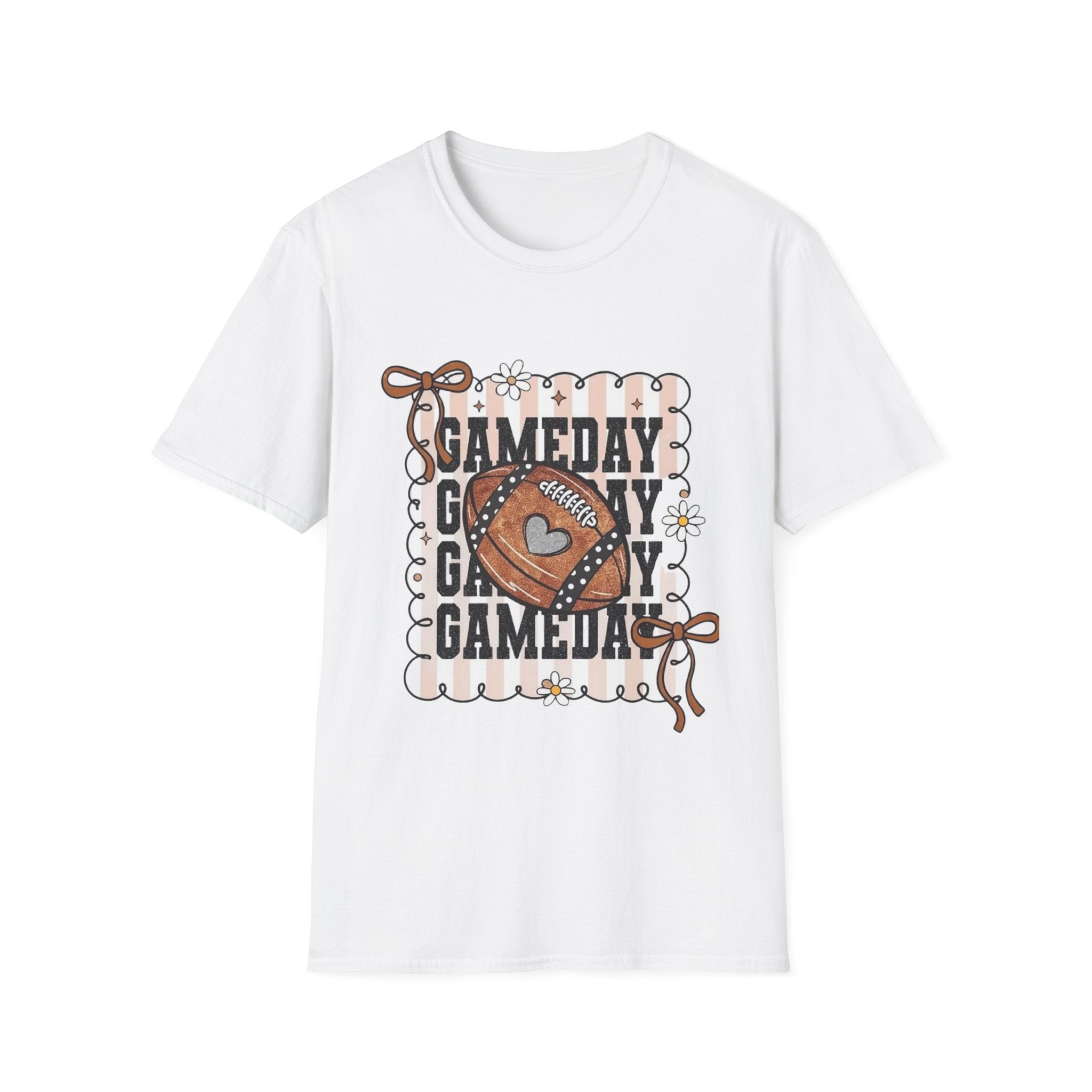 Gameday Football Tee – Retro Floral Tailgate Shirt