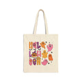 Halloween Ghosts Canvas Tote Bag — Cute Retro Trick-or-Treat Shopper