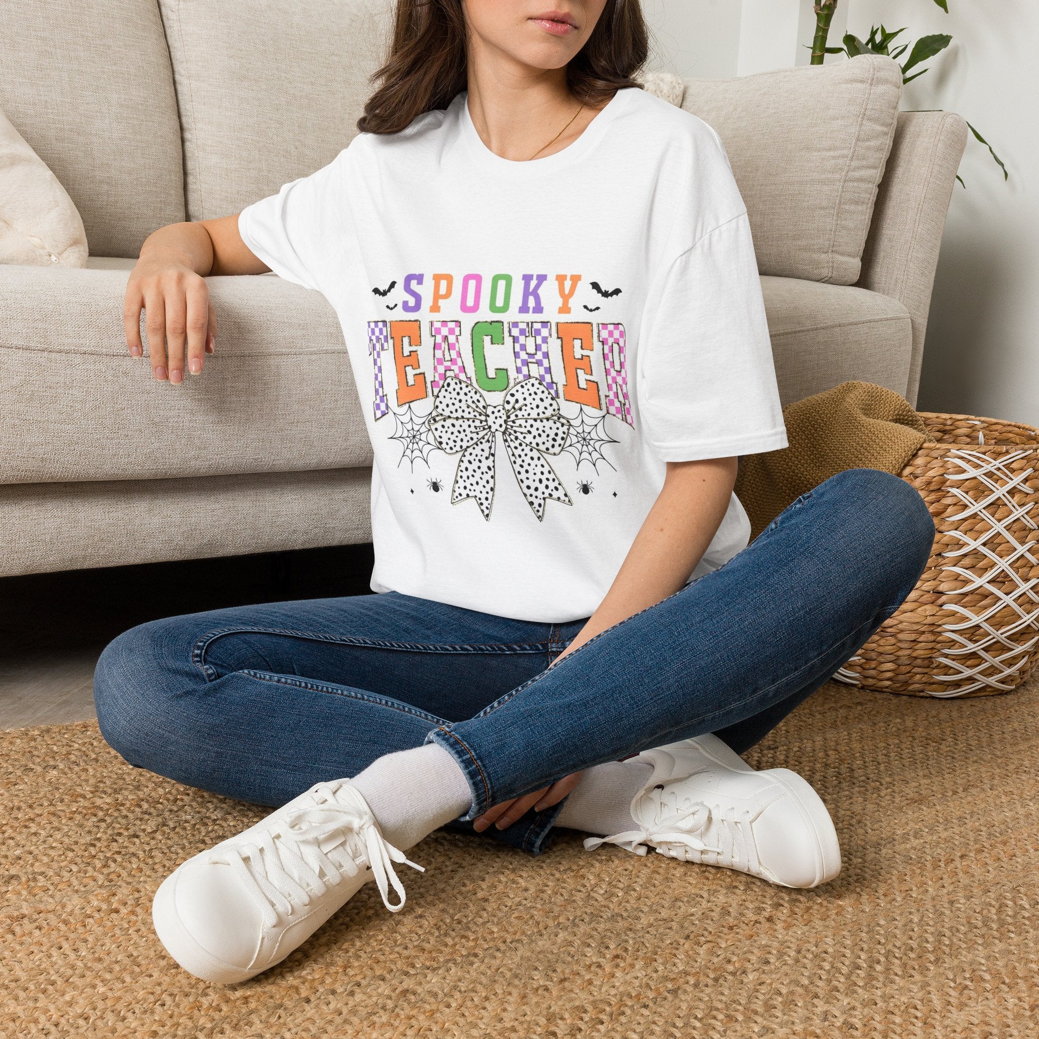 Spooky Teacher T-Shirt — Halloween Teacher Graphic Tee
