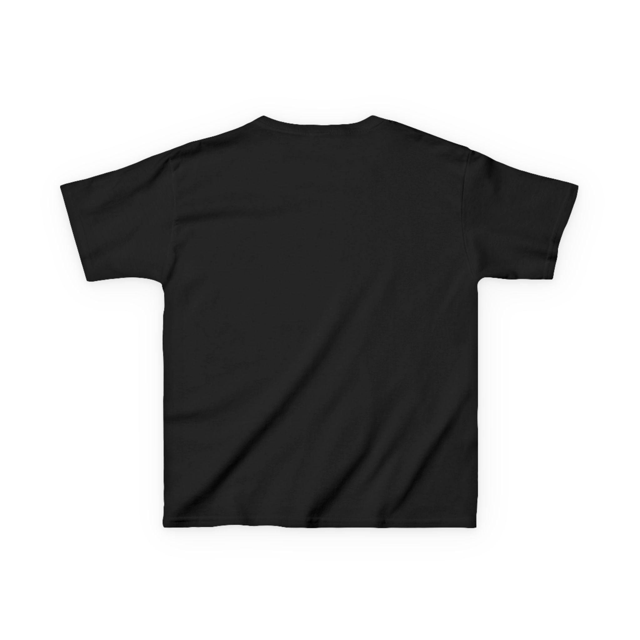 Kids Cheerleader T‑Shirt — "Cheer Squad" Gold Retro Pom Design