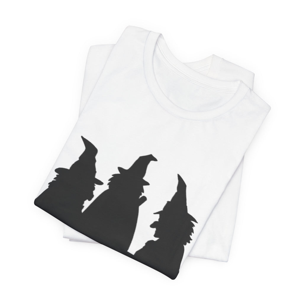 Witches Silhouette Tee — Halloween Witch Trio Graphic T-Shirt