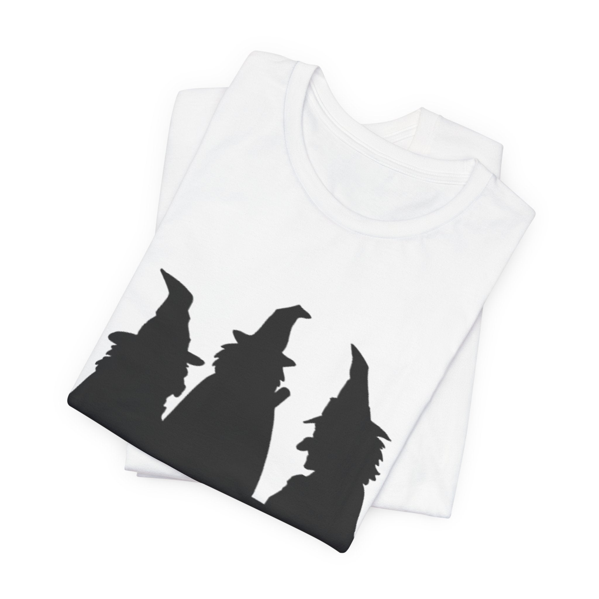 Witches Silhouette Tee — Halloween Witch Trio Graphic T-Shirt