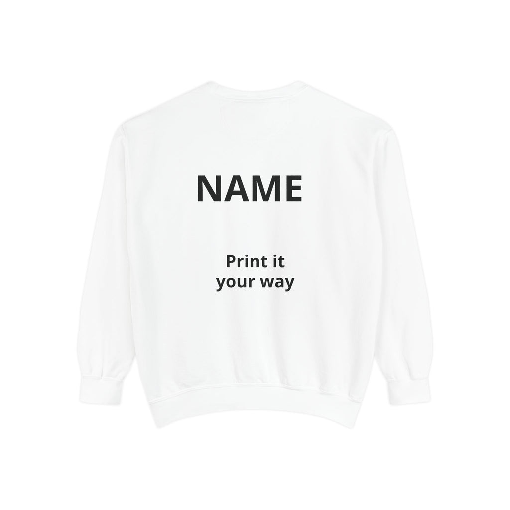 My Heart Is On That Field Sweatshirt — Personalized Mom Crewneck