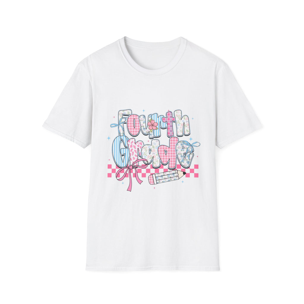 Fourth Grade T-Shirt — Cute Pastel School Spirit Tee