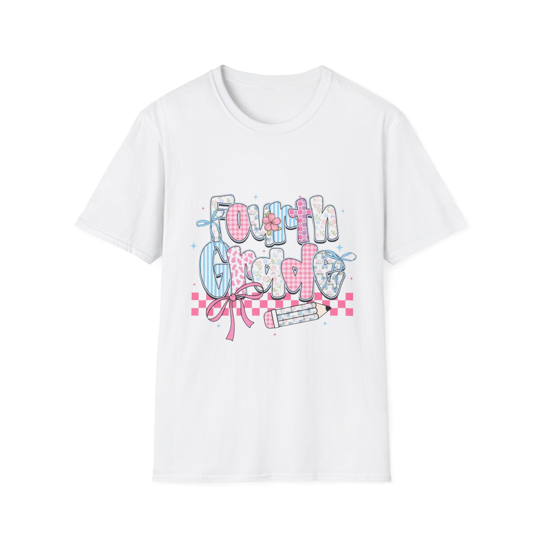 Fourth Grade T-Shirt — Cute Pastel School Spirit Tee
