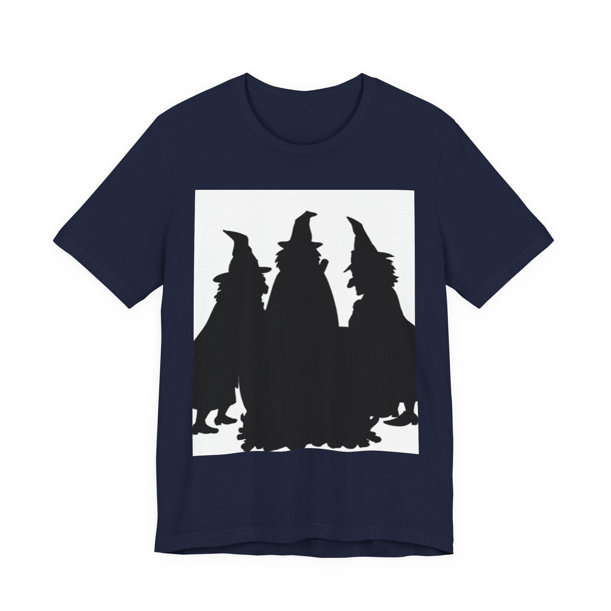 Witches Silhouette Tee — Halloween Witch Trio Graphic T-Shirt