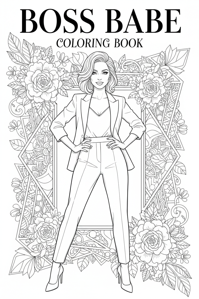 Boss Babe Daily Affirmation Coloring Book